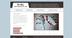 Desktop Screenshot of kalorthodonticlab.com